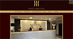 Desktop Screenshot of hotelkrystyna.pl