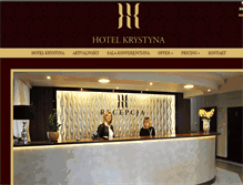 Tablet Screenshot of hotelkrystyna.pl